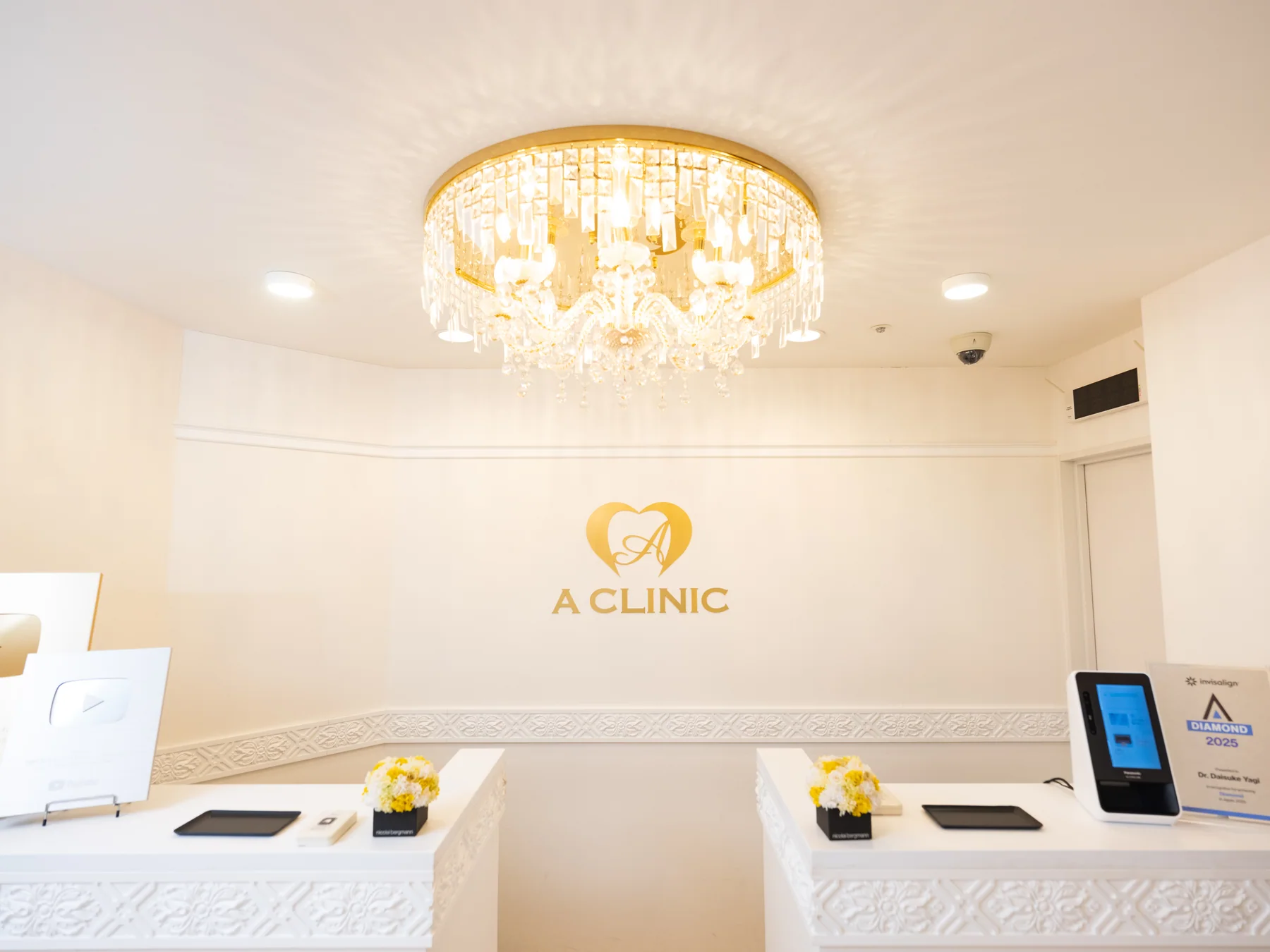 東京銀座A CLINIC デンタルの受付
